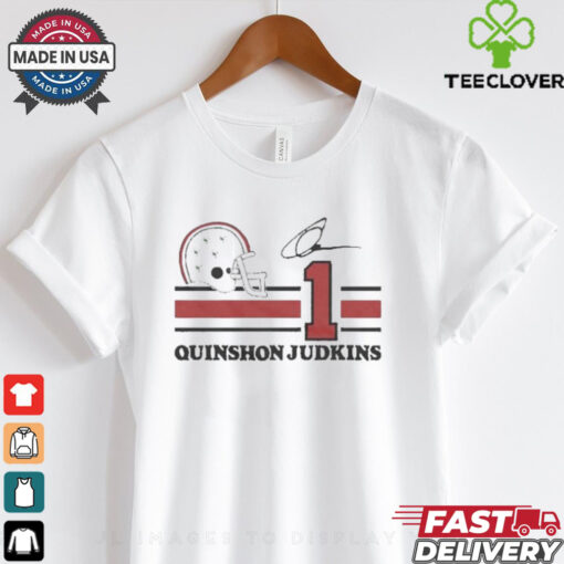 Ohio State Quinshon Judkins #1 Signature Jersey Shirt