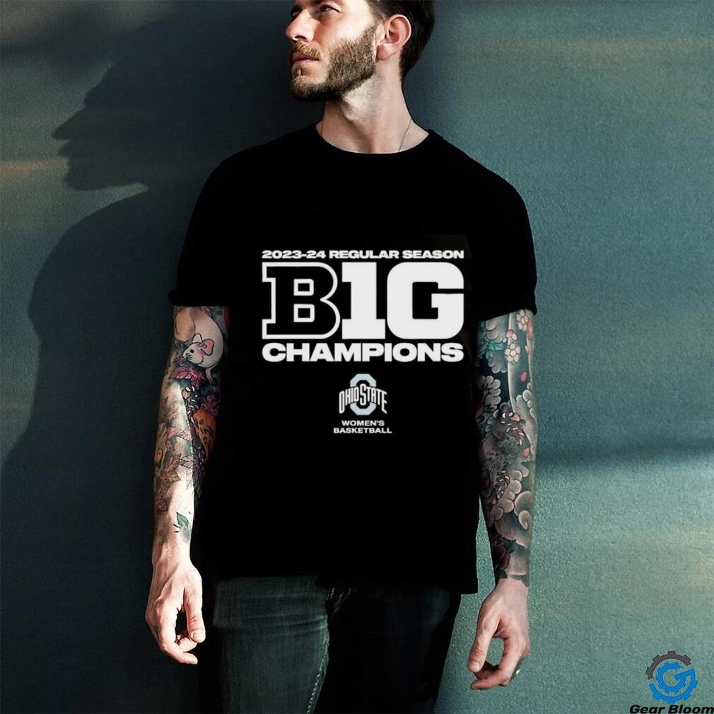 Ohio State Women’s Basketball 2024 Big Ten Regular Season Champions T Shirt Ohio State Women’s Basketball 2024 Big Ten Regular Season Champions T Shirt