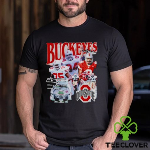 Ohio State university Buckeyes football rugby shirt
