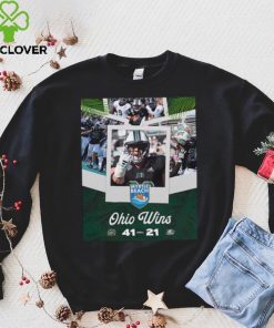 Ohio football bobcats are the myrtle beach bowl 2023 champions vs georgia southern 41 21 poster hoodie, sweater, longsleeve, shirt v-neck, t-shirt