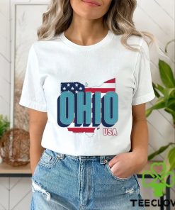 Ohio map USA flag hoodie, sweater, longsleeve, shirt v-neck, t-shirt