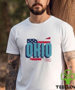 Ohio map USA flag hoodie, sweater, longsleeve, shirt v-neck, t-shirt