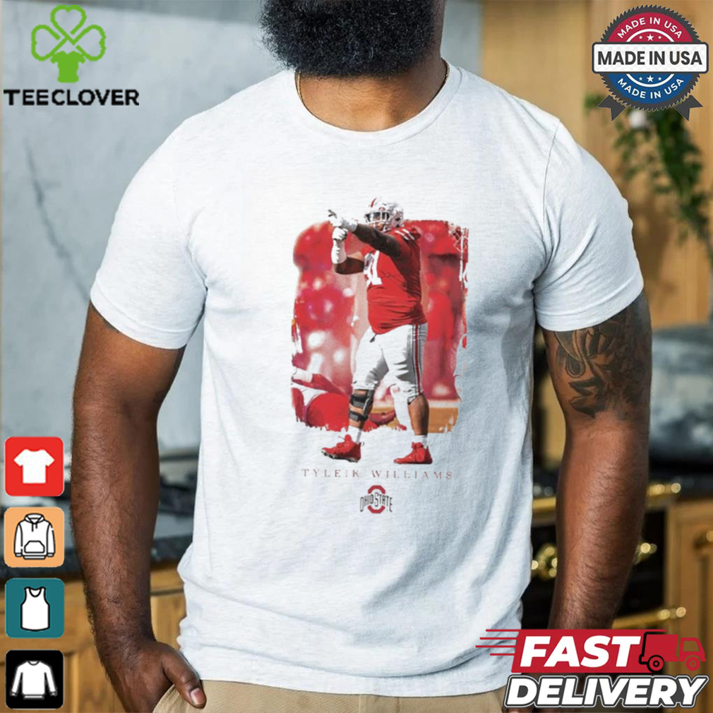 Ohio state buckeyes football student athlete spotlight #91 tyleik williams shirt Ohio state buckeyes football student athlete spotlight #91 tyleik williams shirt