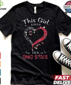 Ohio state buckeyes this girl loves her ohio state football 2024 shirt