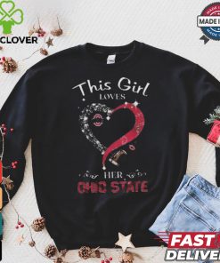 Ohio state buckeyes this girl loves her ohio state football 2024 shirt