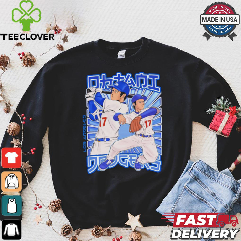 Ohtani Anime Los Angeles Shirt Ohtani Anime Los Angeles Shirt