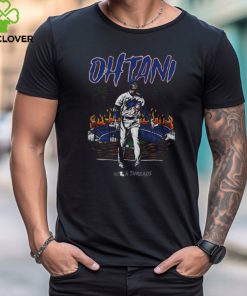 Ohtani Sho Time Illustration Graphic LA Dodgers Tee shirt