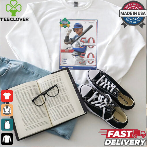 Ohtani Shohei Los Angeles Dodgers 50 Stolen Bases 50 Home Runs First Time Ever 2024 t shirt