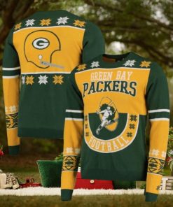 Green Bay Packers Big Logo Ugly Christmas Sweaters