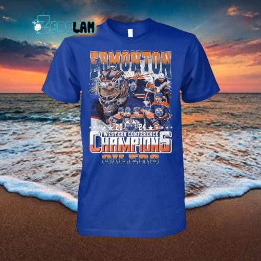 Oilers 2024 Western Conference Champions Shirt