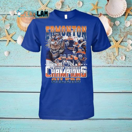 Oilers 2024 Western Conference Champions Shirt