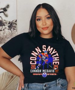 Oilers Connor McDavid Conn Smythe Trophy winner shirt