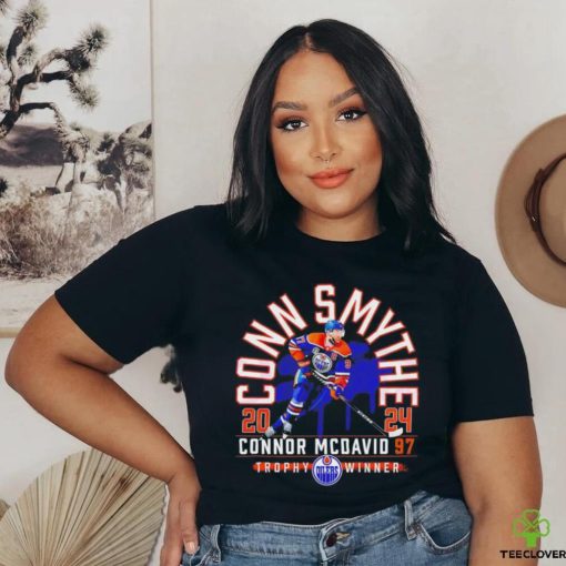 Oilers Connor McDavid Conn Smythe Trophy winner shirt