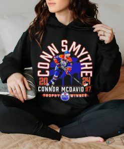 Oilers Connor McDavid Conn Smythe Trophy winner shirt