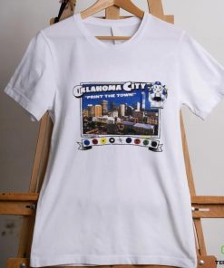 Oklahoma City Print The Town Shirt