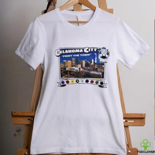 Oklahoma City Print The Town Shirt