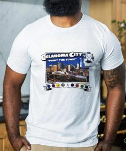 Oklahoma City Print The Town Shirt