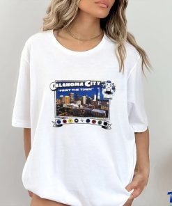 Oklahoma City Print The Town Shirt