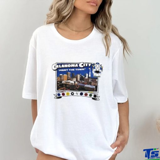 Oklahoma City Print The Town Shirt