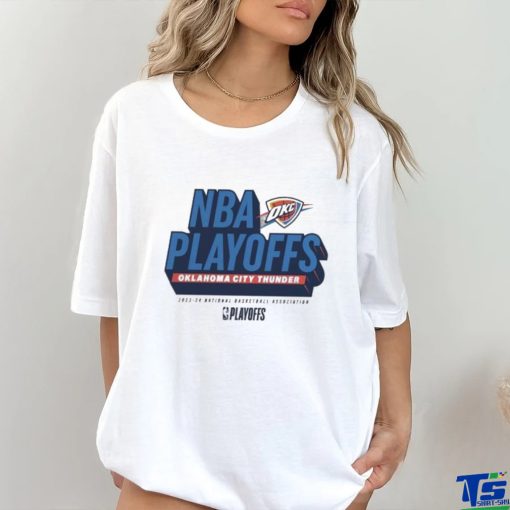 Oklahoma City Thunder 2024 Nba Playoffs Defensive Stance sport T Shirt