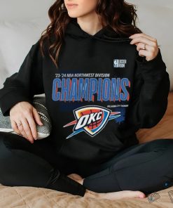 Oklahoma City Thunder 2024 Northwest Division Champions Locker Room Shirt