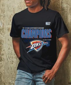 Oklahoma City Thunder 2024 Northwest Division Champions Locker Room Shirt
