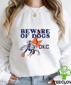 Oklahoma City Thunder Beware of dogs shirt