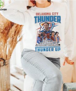 Oklahoma City Thunder Team Players 2024 Thunder Up Skyline Shirt