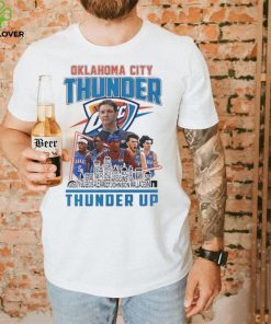 Oklahoma City Thunder Team Players 2024 Thunder Up Skyline Shirt