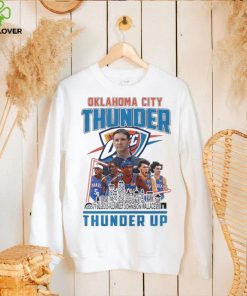 Oklahoma City Thunder Team Players 2024 Thunder Up Skyline Shirt
