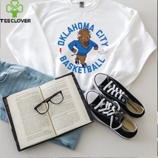 Oklahoma City Thunder basketball Bison mascot the uncontested podcast shirt