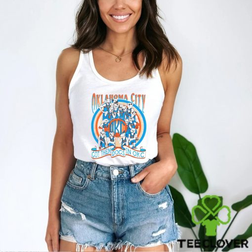 Oklahoma City Thunder got them dogs in OKC shirt