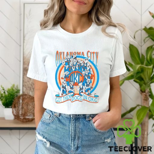 Oklahoma City Thunder got them dogs in OKC shirt