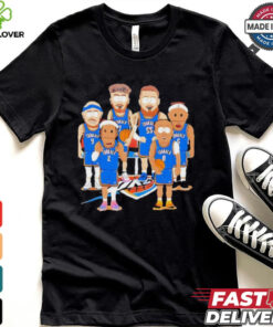 Oklahoma City Thunder team cartoon shirt