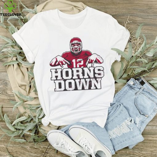 Oklahoma College horns down shirt