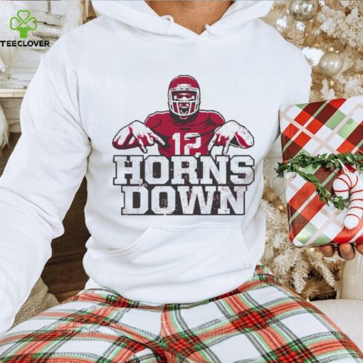 Oklahoma College horns down shirt