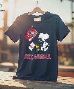 Oklahoma Snoopy Flags Funny Classic T Shirt