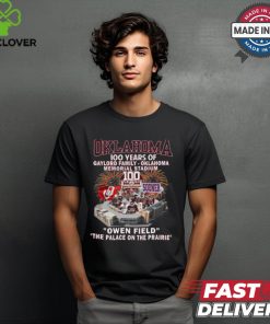 Oklahoma Sooners 100 Years Of Gaylord Family Oklahoma Memorial Stadium T Shirt
