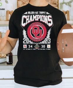 Oklahoma Sooners 2023 Golden Hat Trophy Champions Shirt 1 Oklahoma Sooners 2023 Golden Hat Trophy Champions Shirt