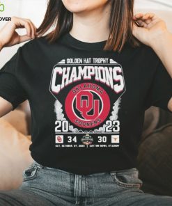 Oklahoma Sooners 2023 Golden Hat Trophy Champions Shirt 2 Oklahoma Sooners 2023 Golden Hat Trophy Champions Shirt