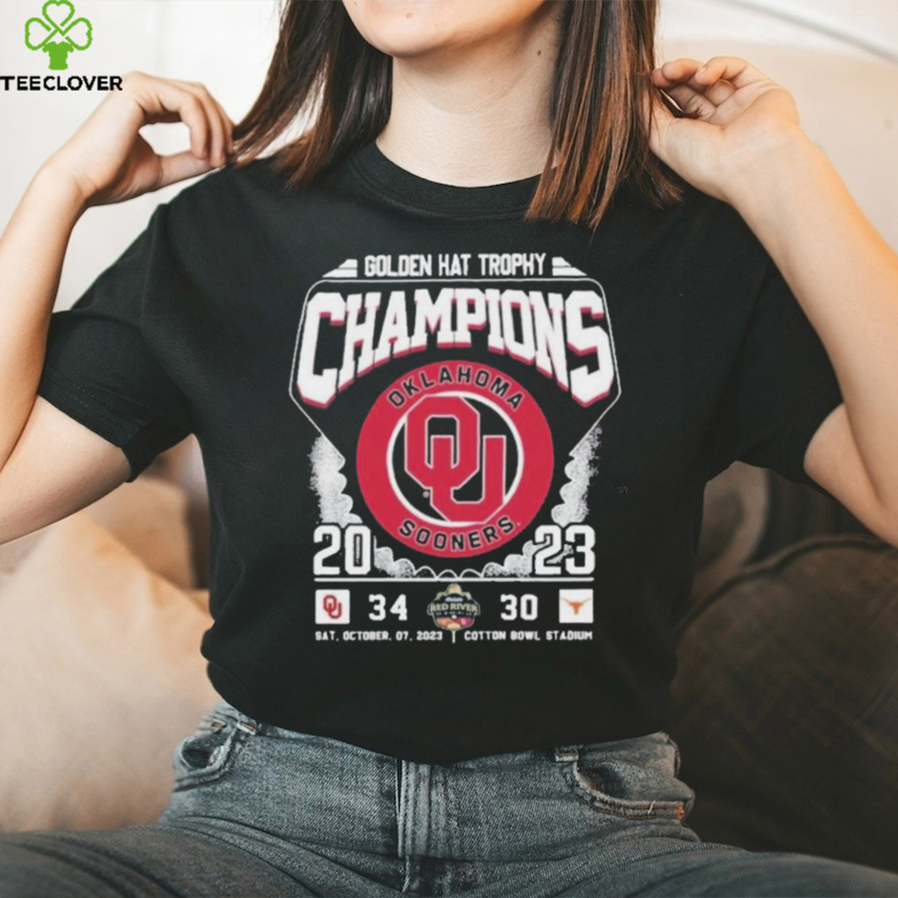 Oklahoma Sooners 2023 Golden Hat Trophy Champions Shirt Oklahoma Sooners 2023 Golden Hat Trophy Champions Shirt
