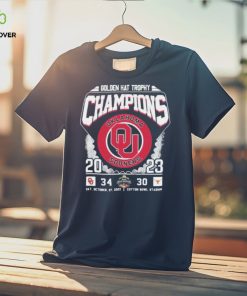 Oklahoma Sooners 2023 Golden Hat Trophy Champions Shirt 3 Oklahoma Sooners 2023 Golden Hat Trophy Champions Shirt
