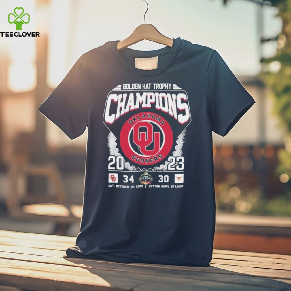 Oklahoma Sooners 2023 Golden Hat Trophy Champions Shirt Oklahoma Sooners 2023 Golden Hat Trophy Champions Shirt