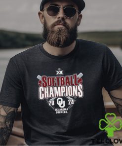 Oklahoma Sooners 2024 Big 12 Softball Conference Tournament Champions Locker Room T Shirt