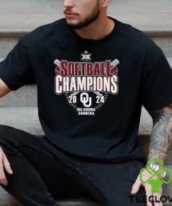 Oklahoma Sooners 2024 Big 12 Softball Conference Tournament Champions Locker Room T Shirt