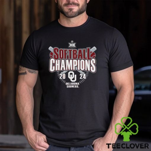 Oklahoma Sooners 2024 Big 12 Softball Conference Tournament Champions Locker Room T Shirt