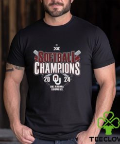 Oklahoma Sooners 2024 Big 12 Softball Conference Tournament Champions Vintage T Shirt