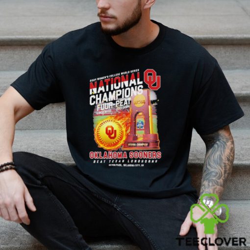 Oklahoma Sooners Beat Texas Longhorns Four Peat National Champions Shirt