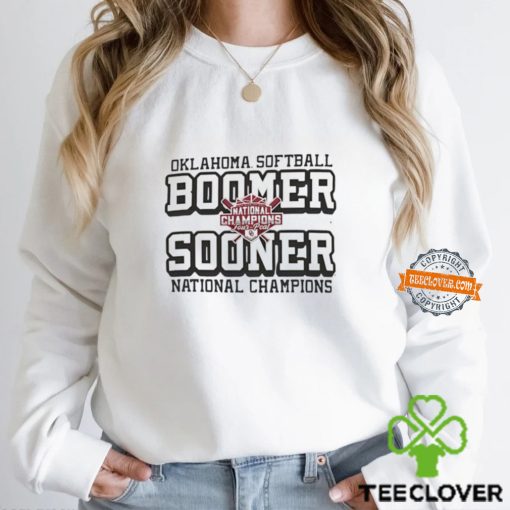 Oklahoma Sooners Boomer Sooner 2024 NCAA Softball Women’s College World Series Champions hoodie, sweater, longsleeve, shirt v-neck, t-shirt