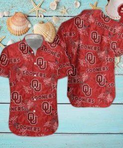 Oklahoma Sooners Crimson Hawaiian Shirt